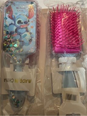 Stitch Pink Paddle Hair Brush